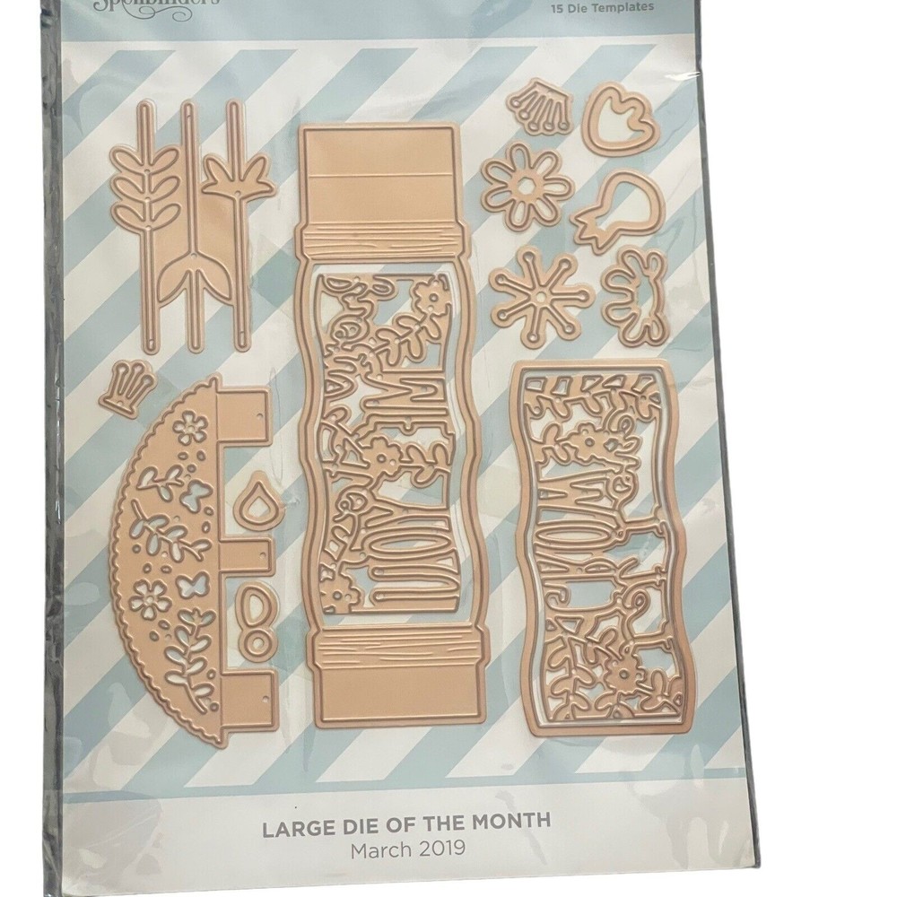 Spellbinders Pop Up Garden DOML-MAR19 13 Die Templates  Flowers New
